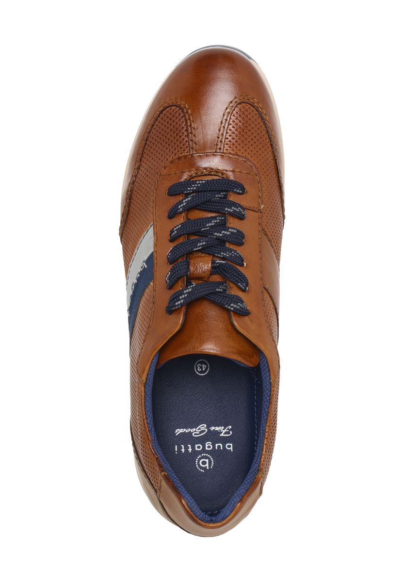 Leder-Schnür-Freizeitsneaker