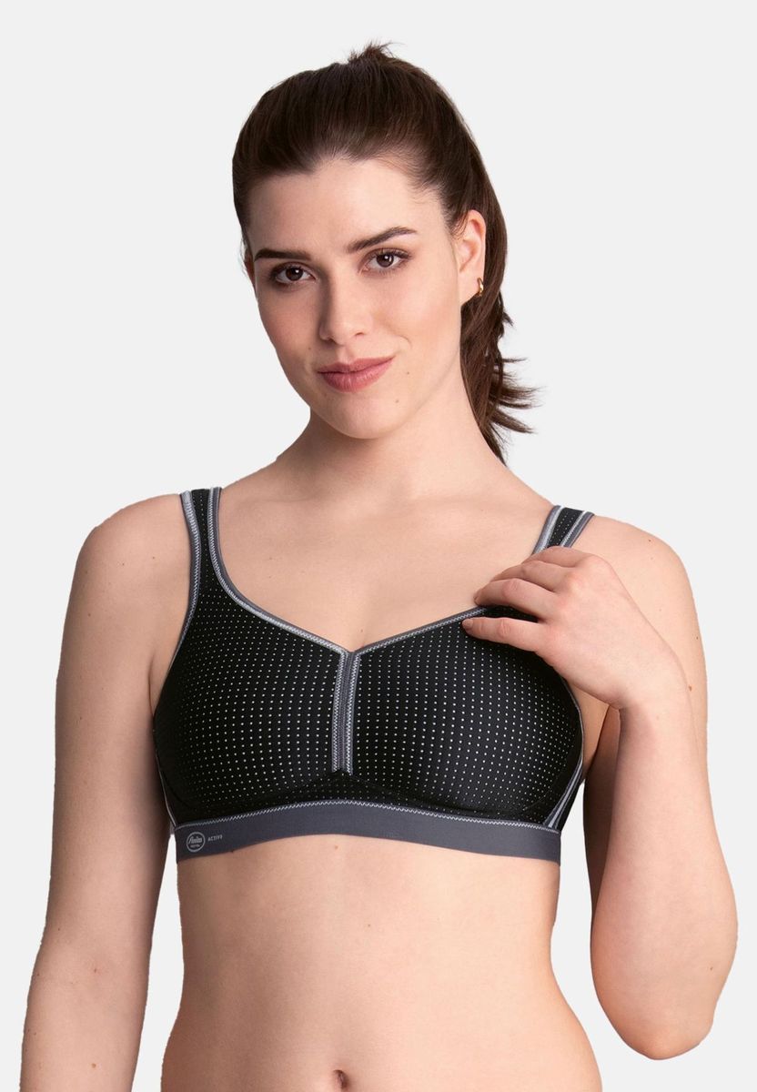 Atmungsaktiver, perforierter High-Impact-Sport-BH