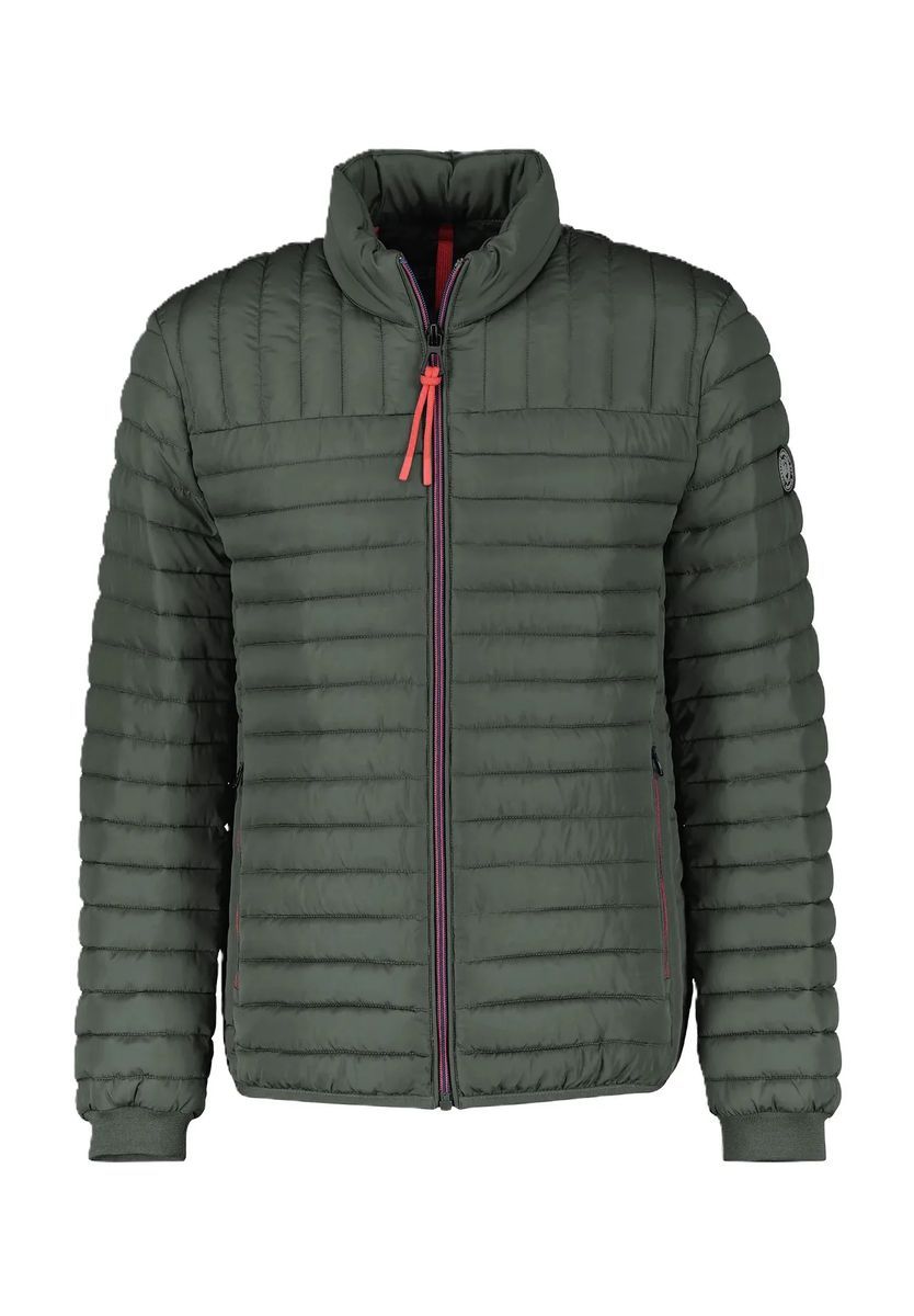 LERROS Steppjacke, Stehkragen, Reißverschlusstaschen, für Herren, grün, M