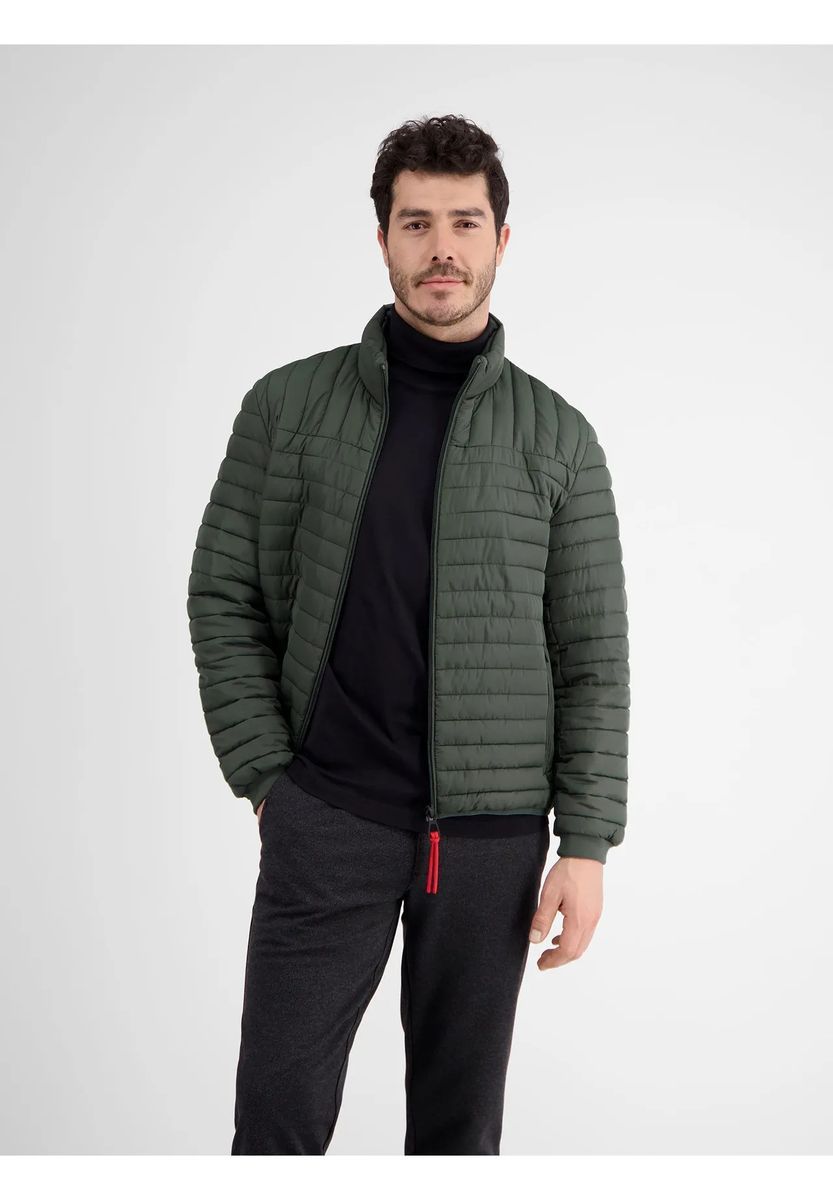 LERROS Steppjacke, Stehkragen, Reißverschlusstaschen, für Herren, grün, M