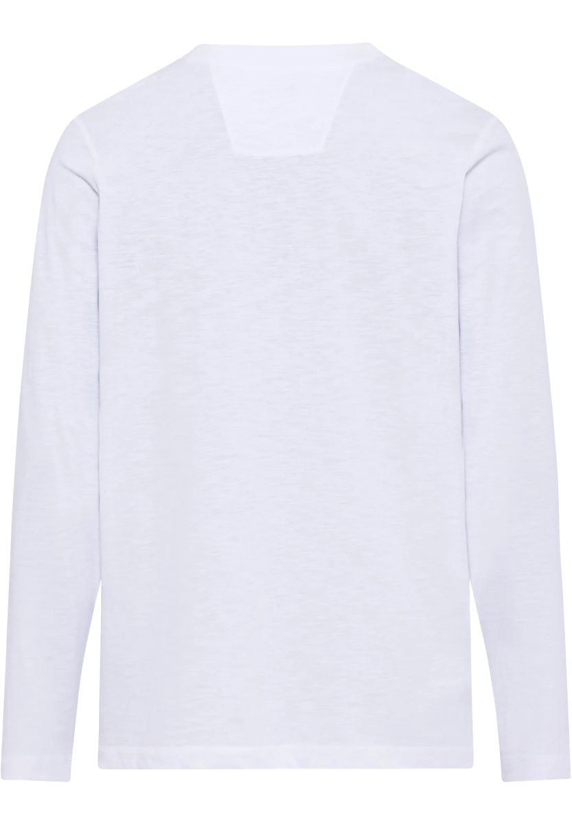 Langarm-Henley-Shirt aus Baumwolle