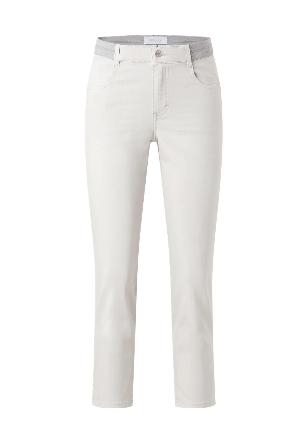 Gerades Bein Cropped Jeans