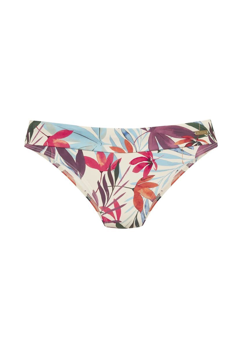Bikinihose mit Blumendruck