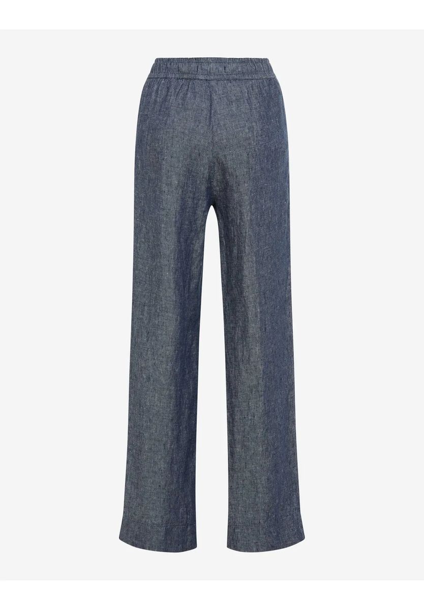 Damen Leinenhose mit weitem Bein