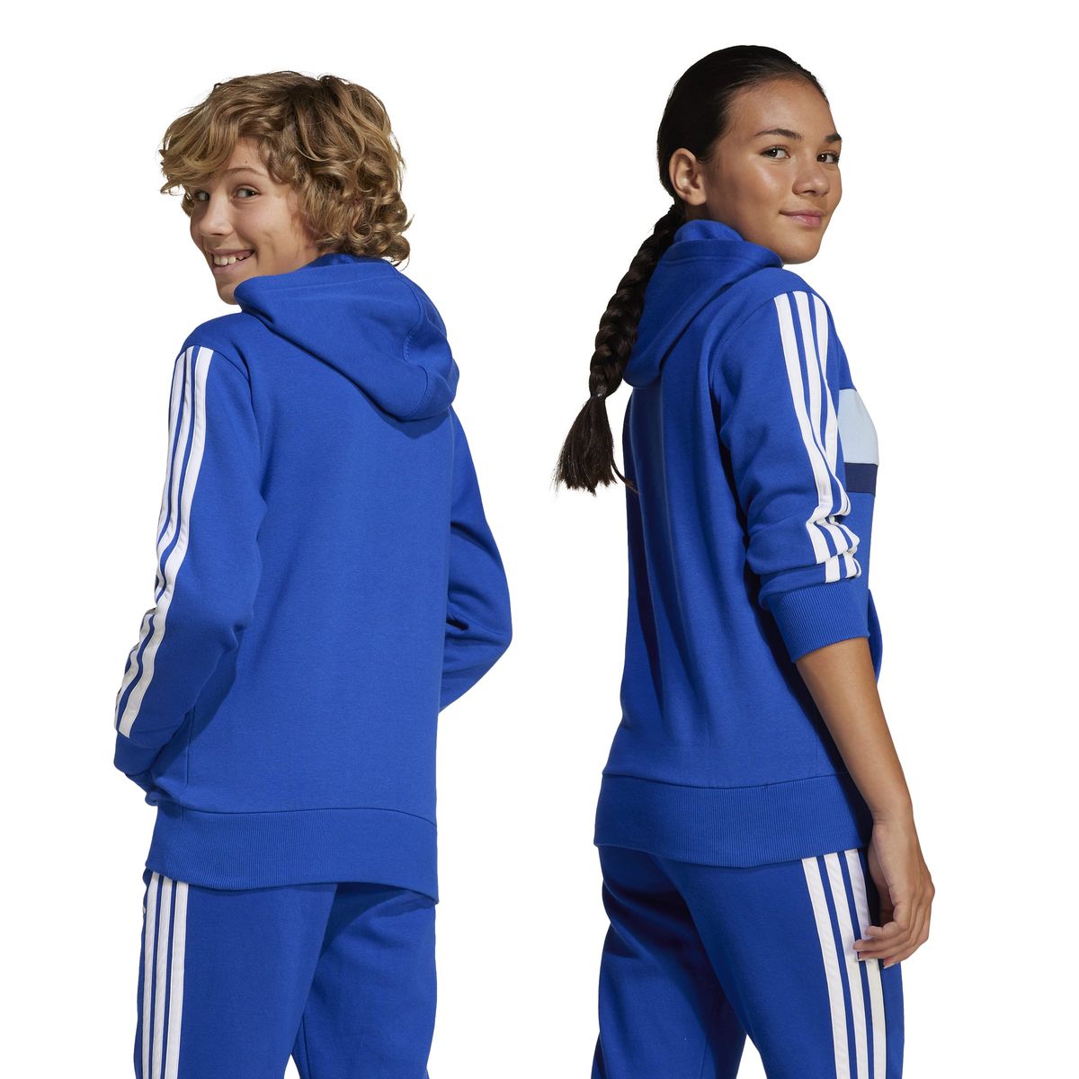 Kinder Colorblock Pullover-Hoodie