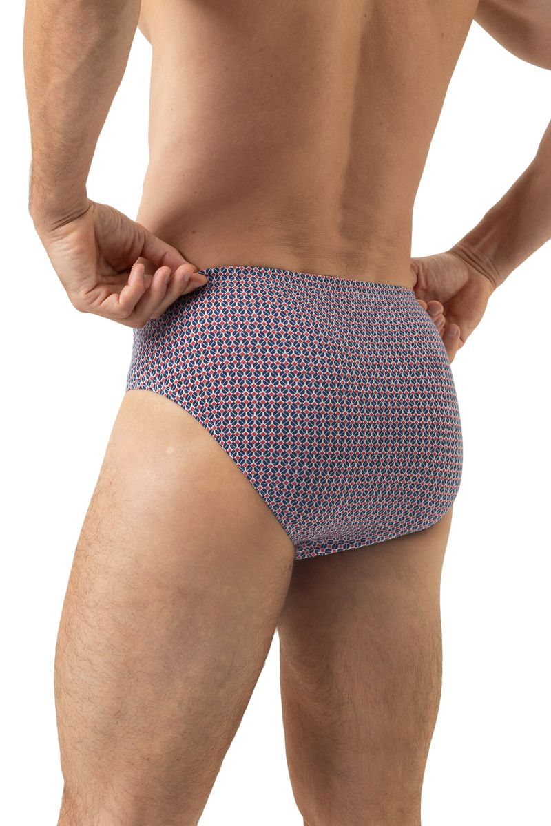 Herren-Slips mit geometrischem Muster
