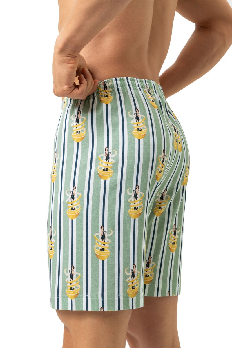 Herren Schlafshorts mit Streifenmuster