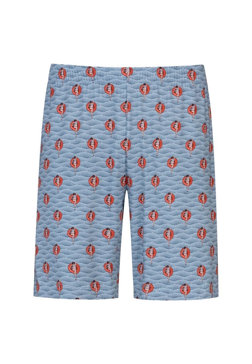Locker geschnittene Lounge-Shorts mit Print