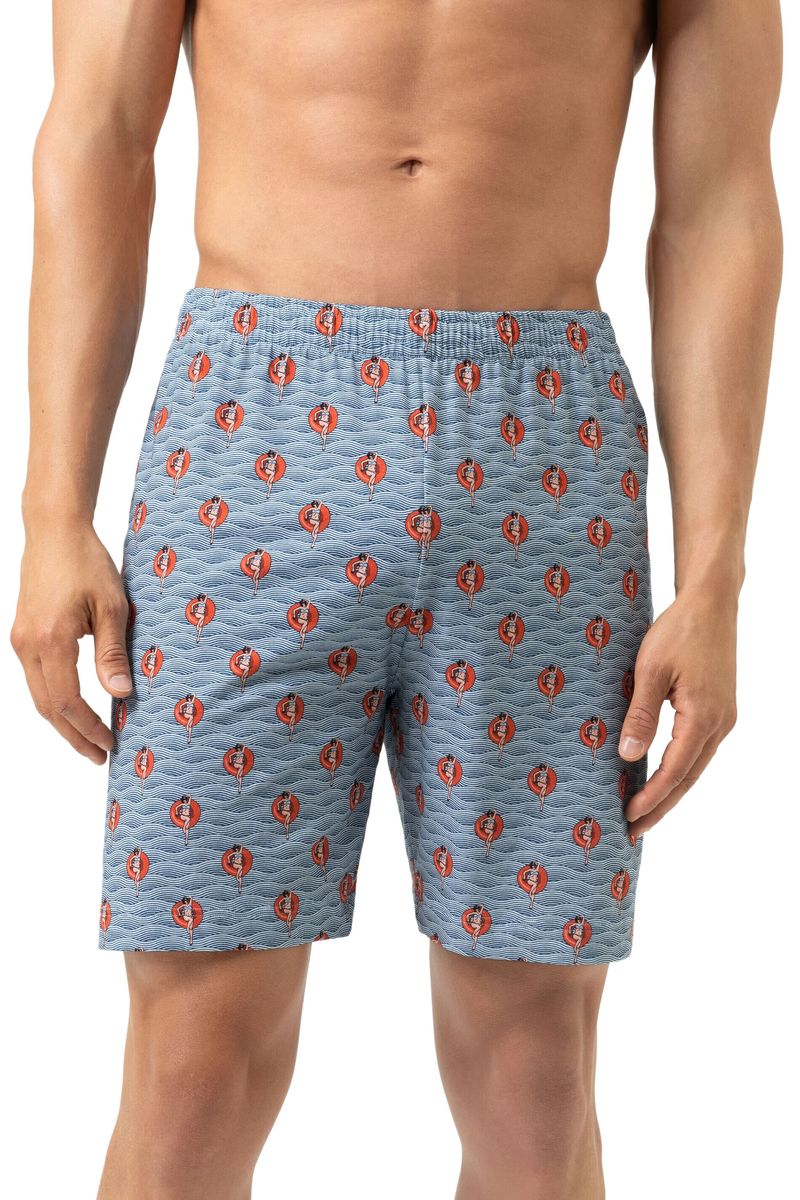 Locker geschnittene Lounge-Shorts mit Print