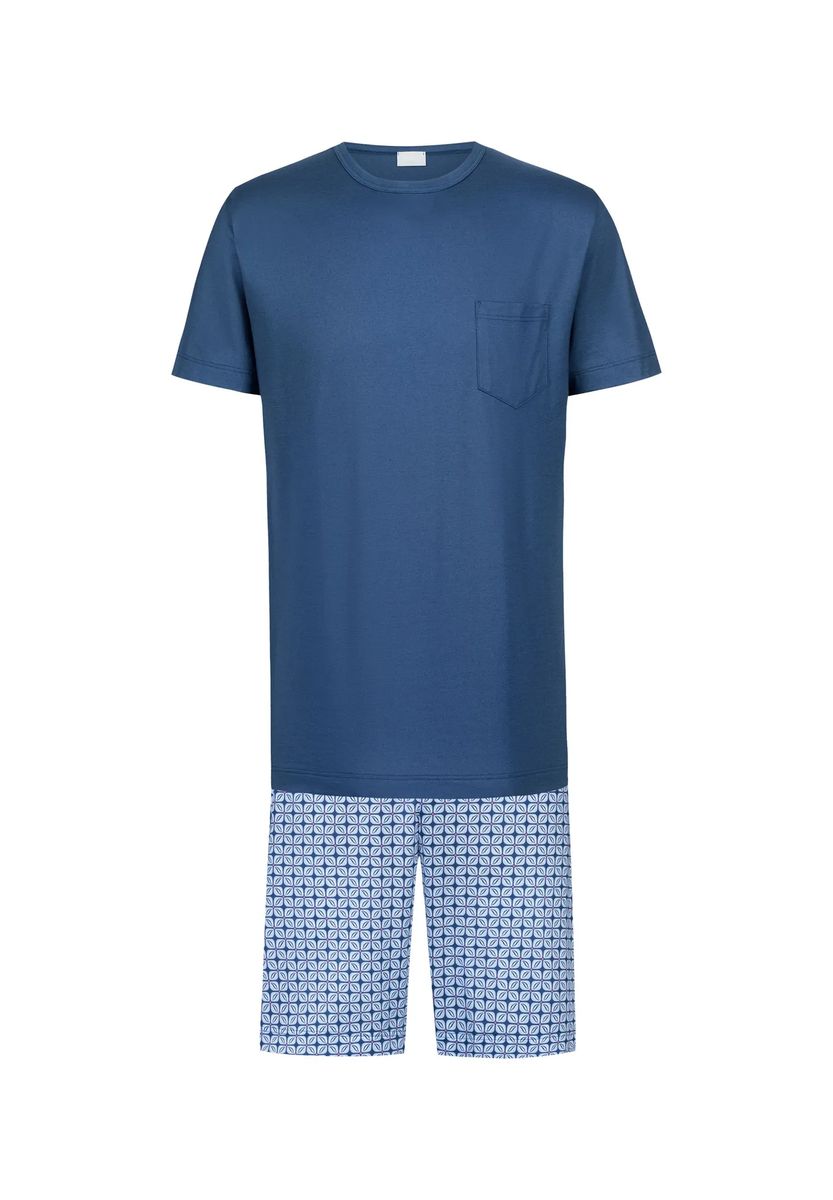 Atmungsaktives Herren-Sommerpyjama-Set