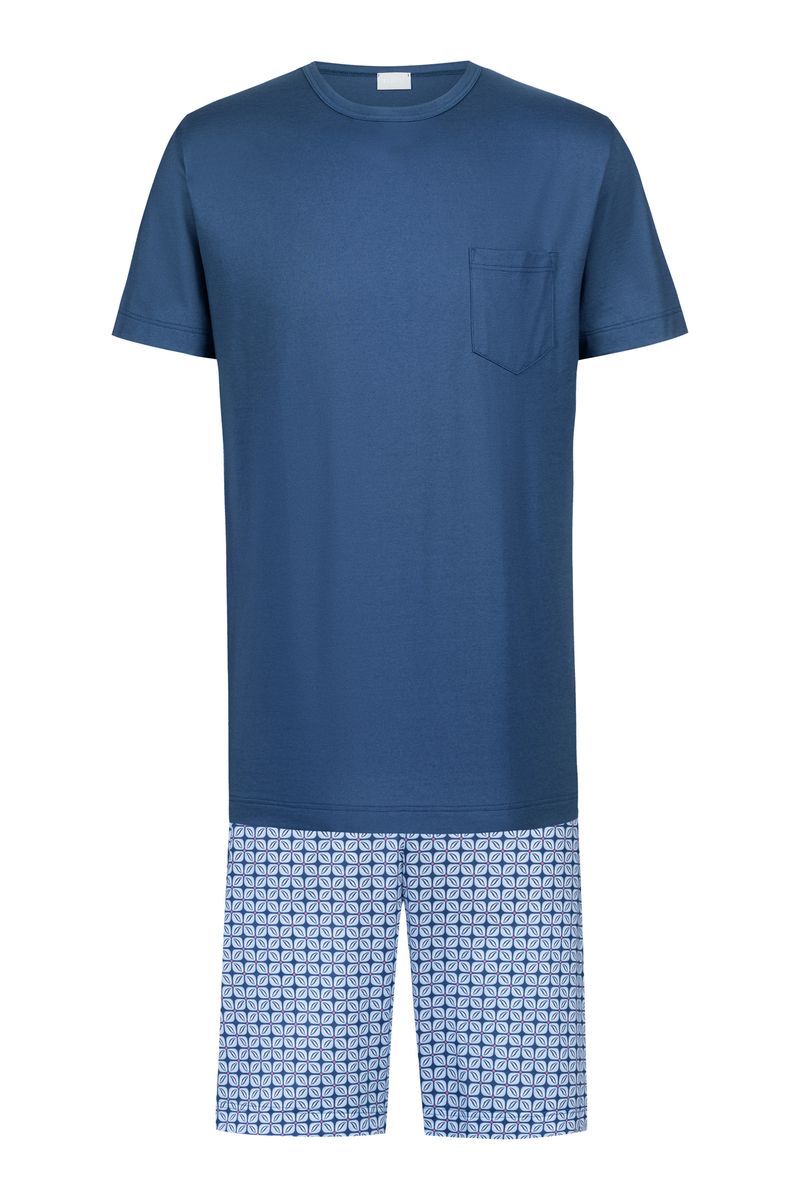 Atmungsaktives Herren-Sommerpyjama-Set