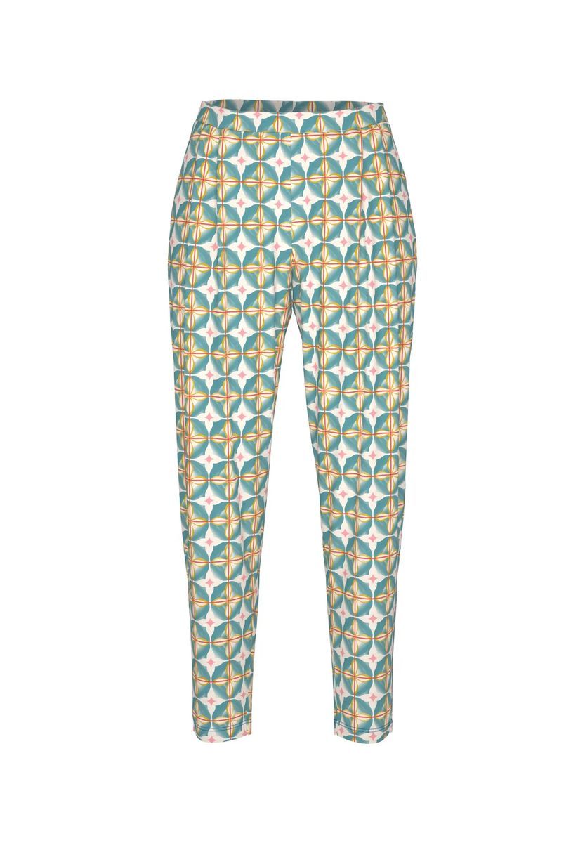 Locker sitzende, knöchellange Loungehose
