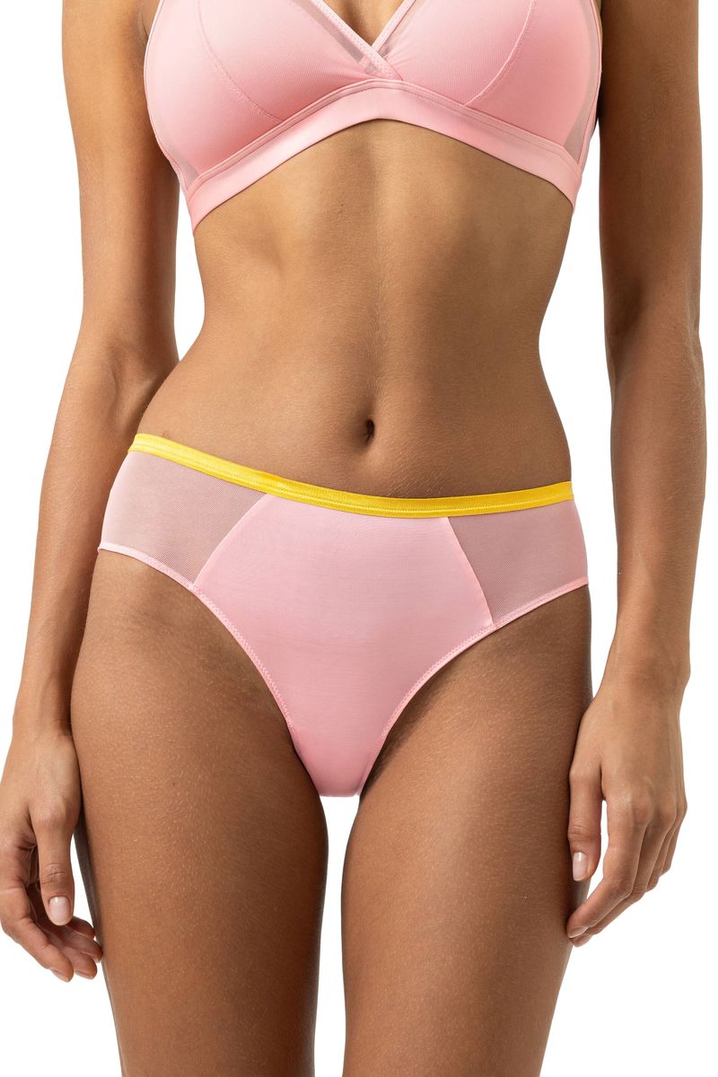 Hipster-Slip mit transparenten Einsätzen