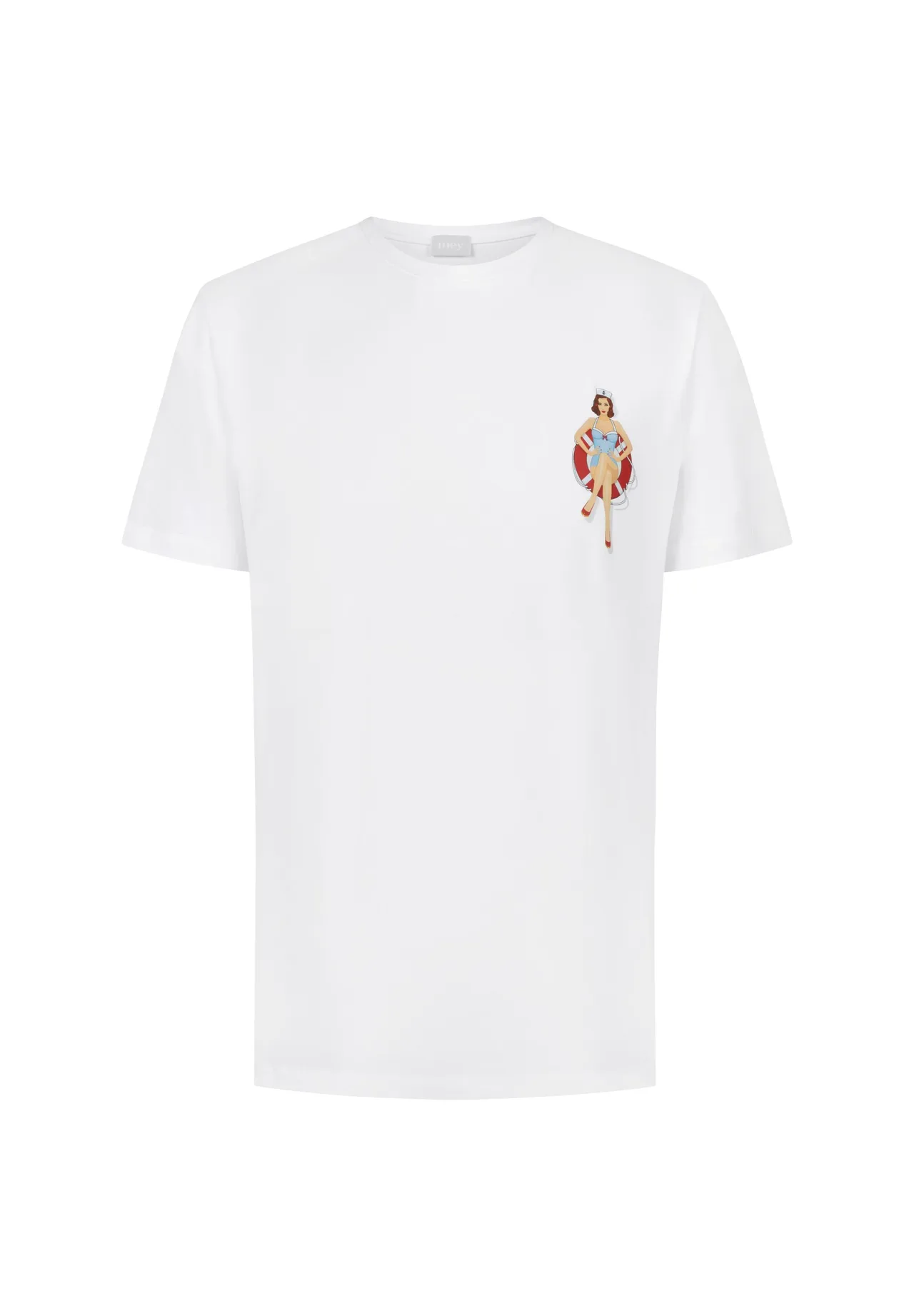 Locker geschnittenes Kurzarm-T-Shirt mit Grafik