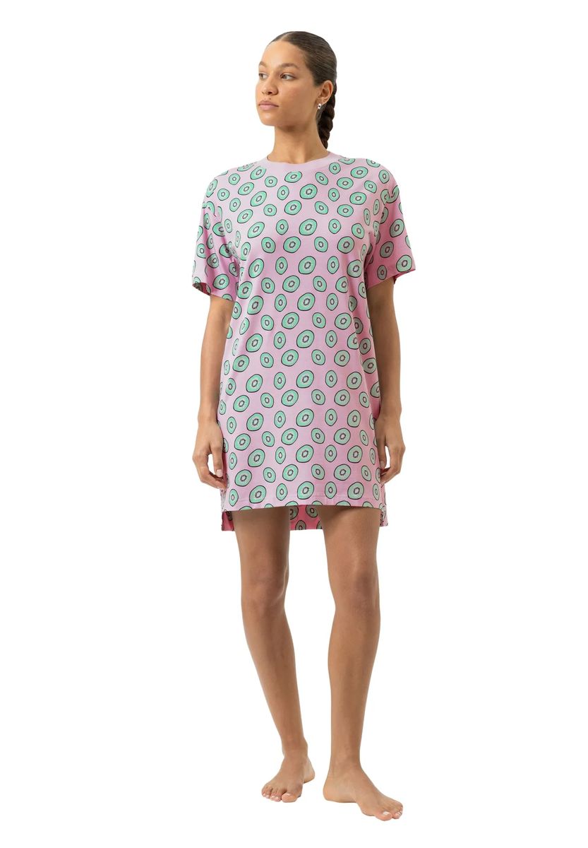 Lustiges Schlafshirt mit Früchteprint
