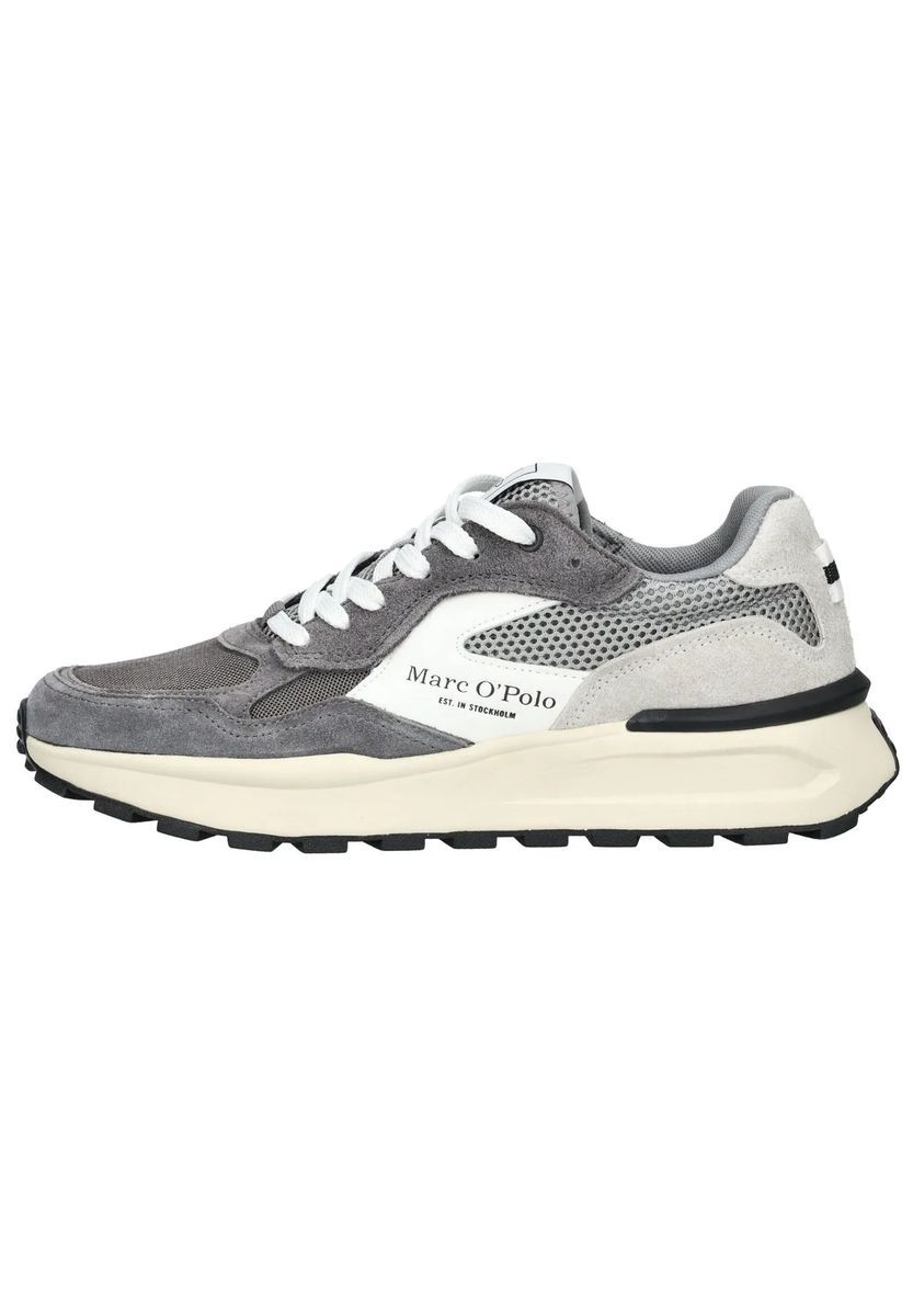 Wildleder- und Mesh-Panel-Sneaker