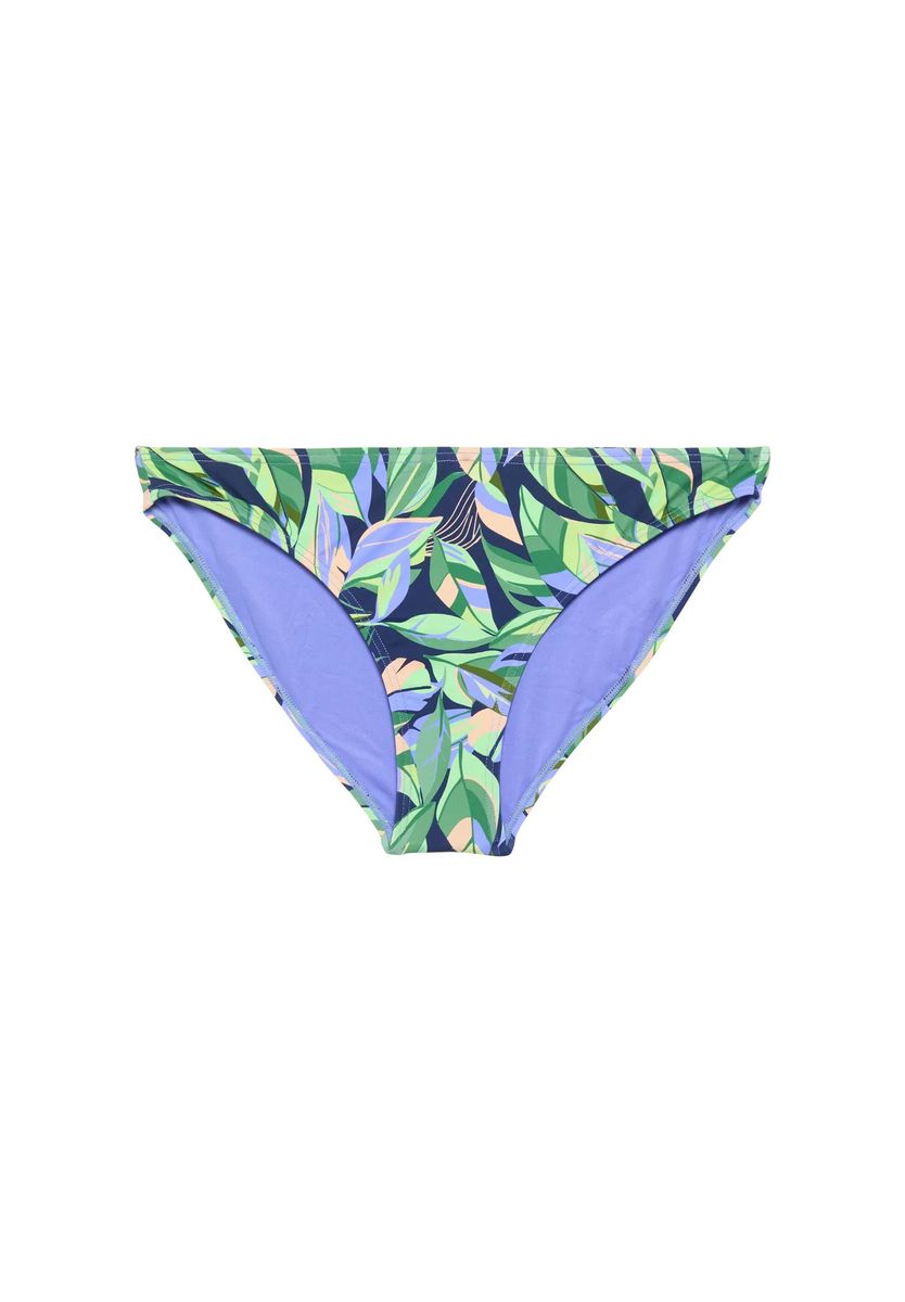 Bikinihose mit Blätterprint