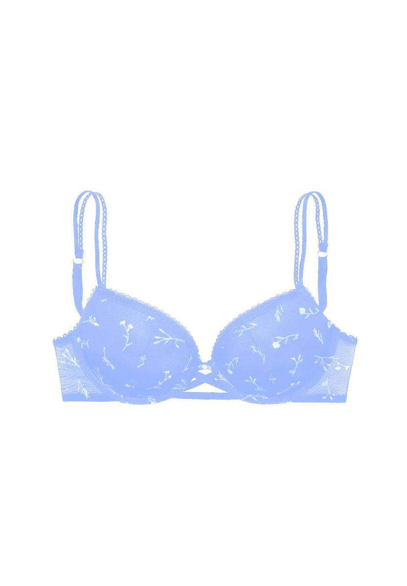 Push-Up-BH mit Blumenmuster