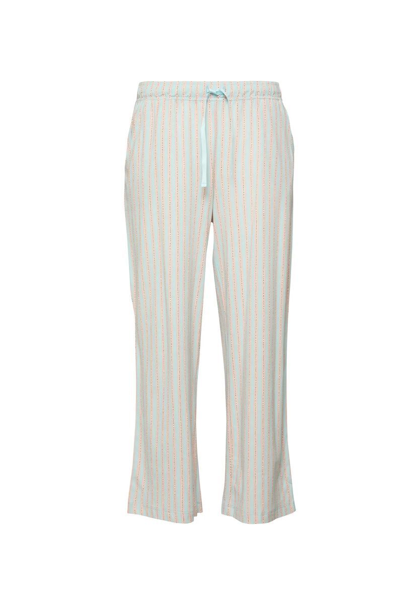 Gestreifte Loungehose aus Baumwollmischung