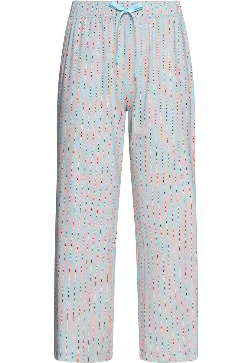 Gestreifte Loungehose aus Baumwollmischung