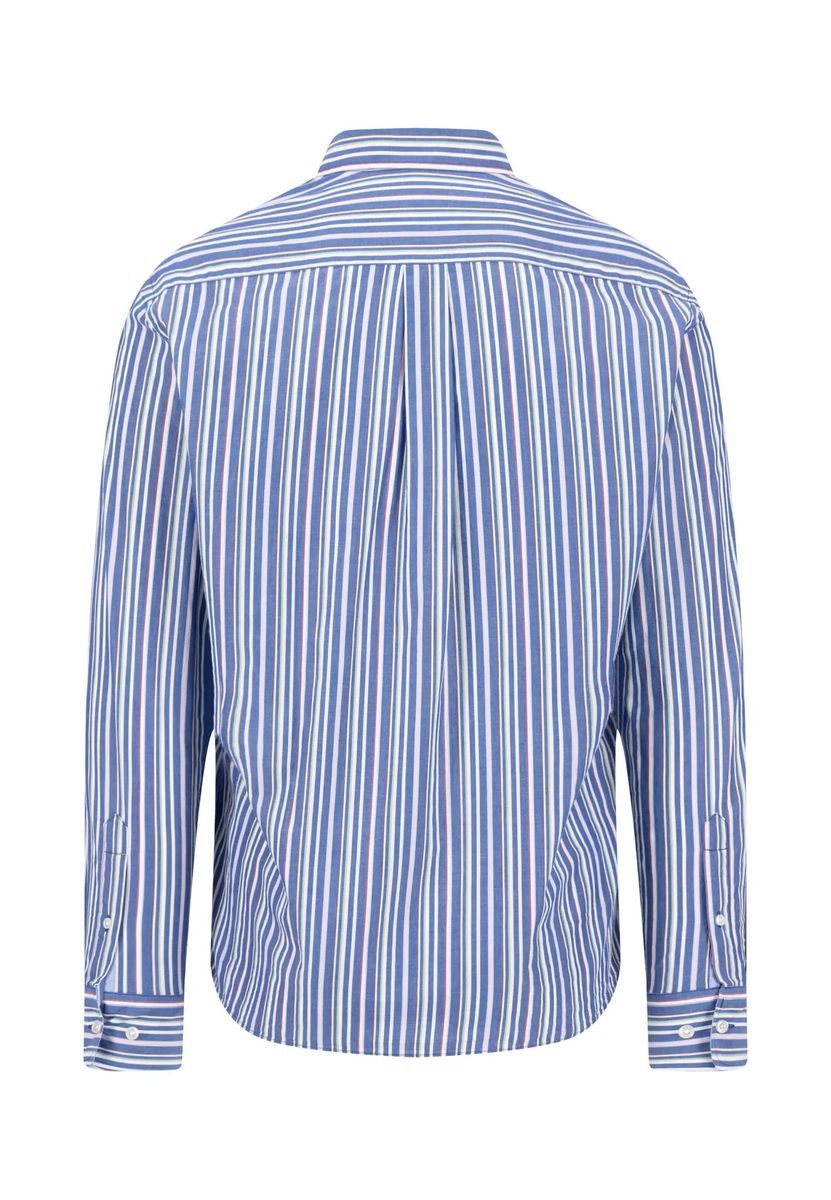 Gestreiftes Langarm Button-Down Hemd