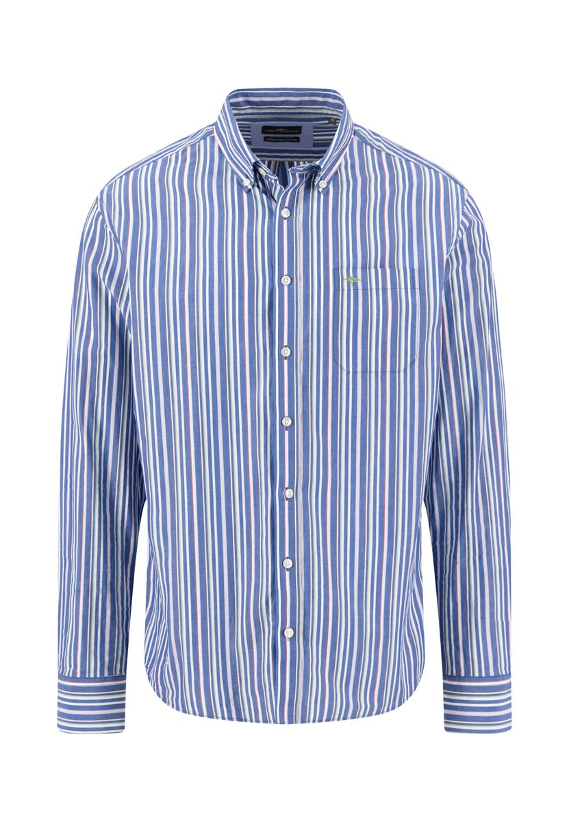 Gestreiftes Langarm Button-Down Hemd