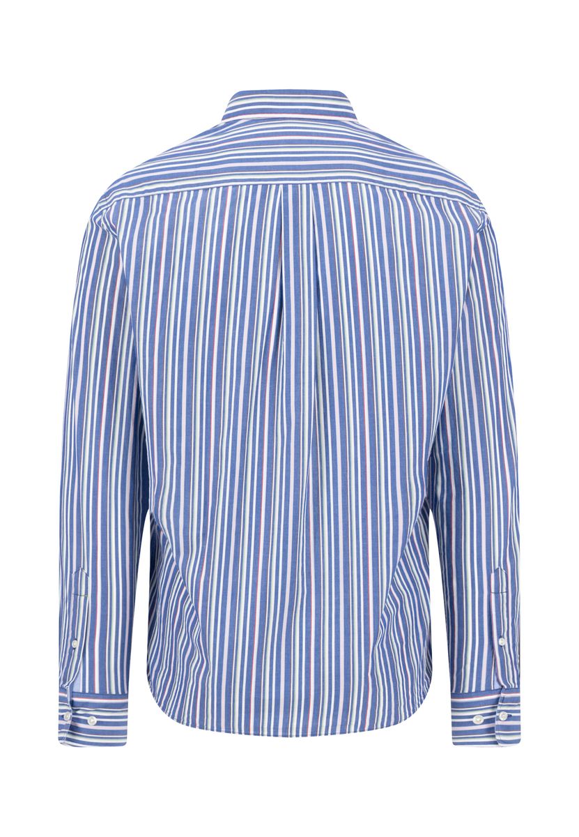 Gestreiftes Langarm Button-Down Hemd