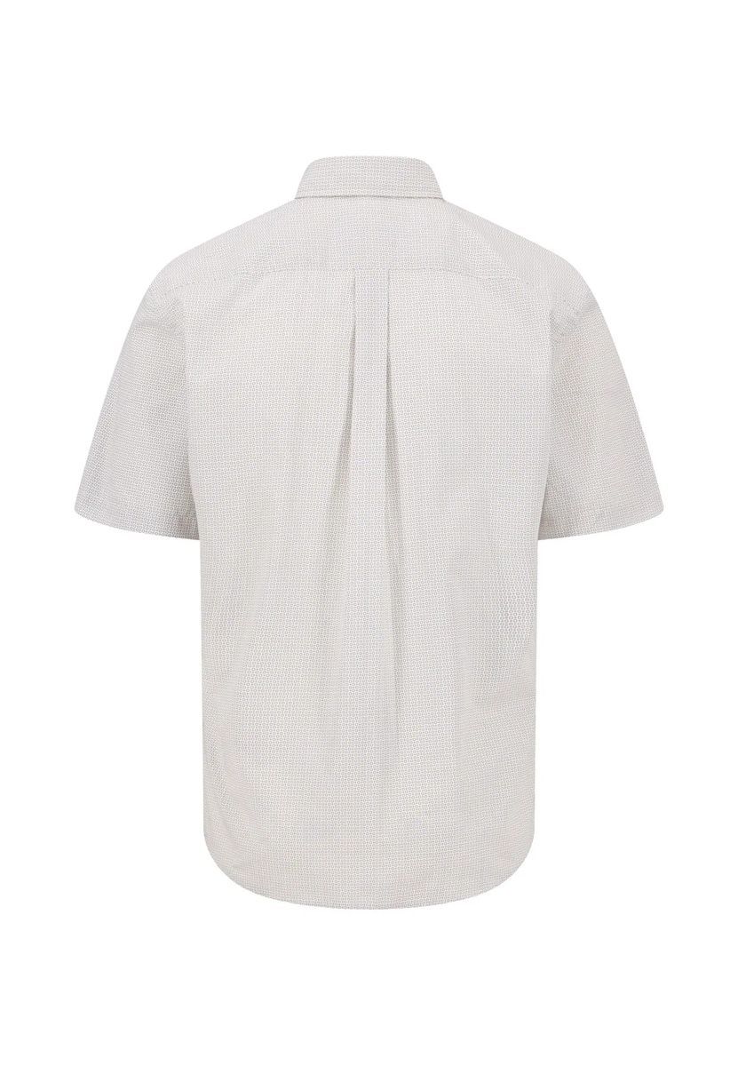 Figurbetontes Kurzarmhemd mit Button-Down-Kragen
