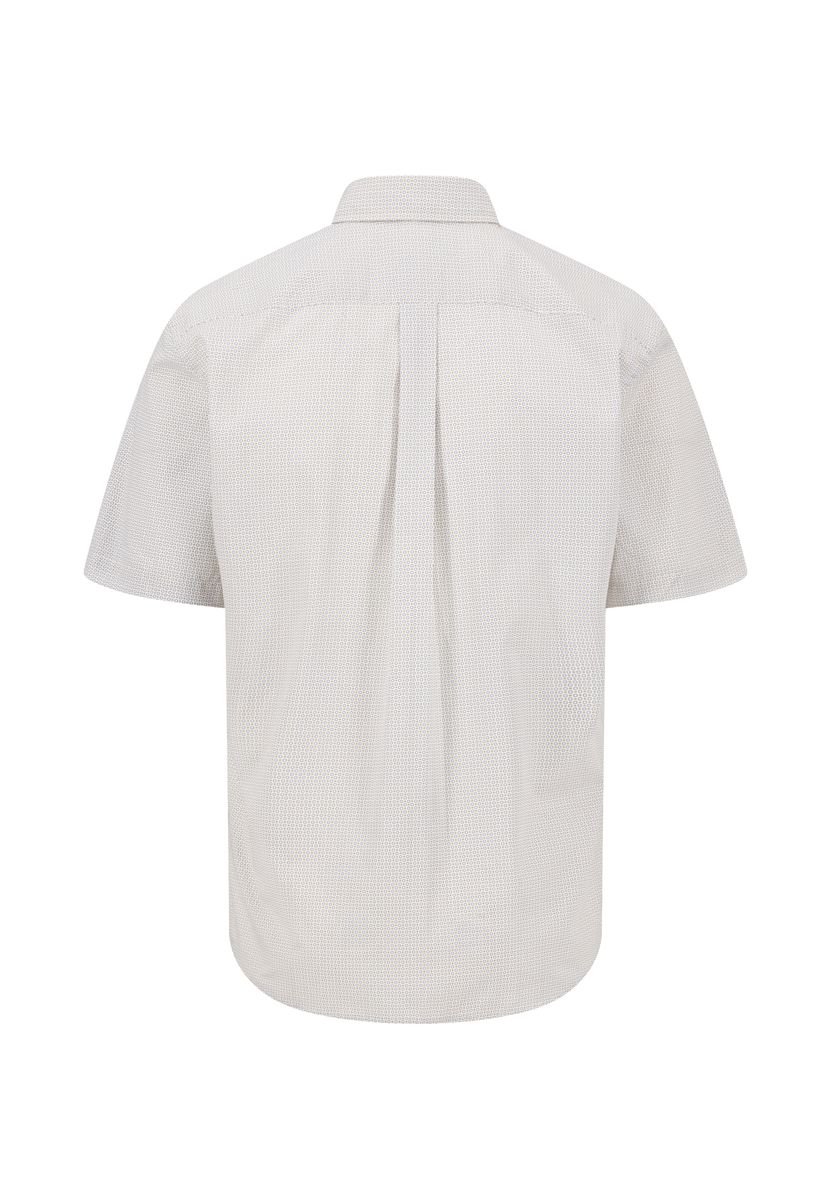 Figurbetontes Kurzarmhemd mit Button-Down-Kragen