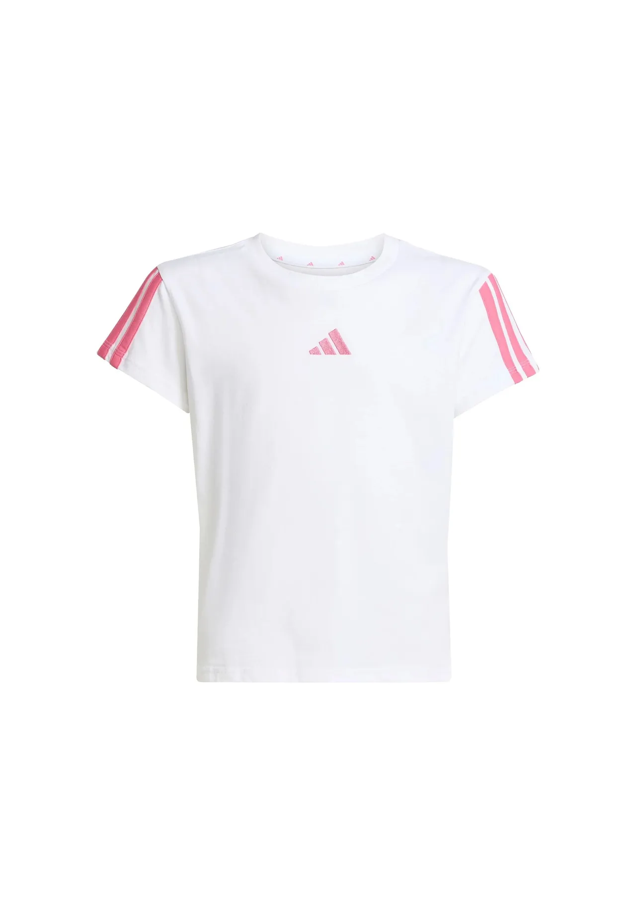 Weißes Kinder T-Shirt mit Streifen