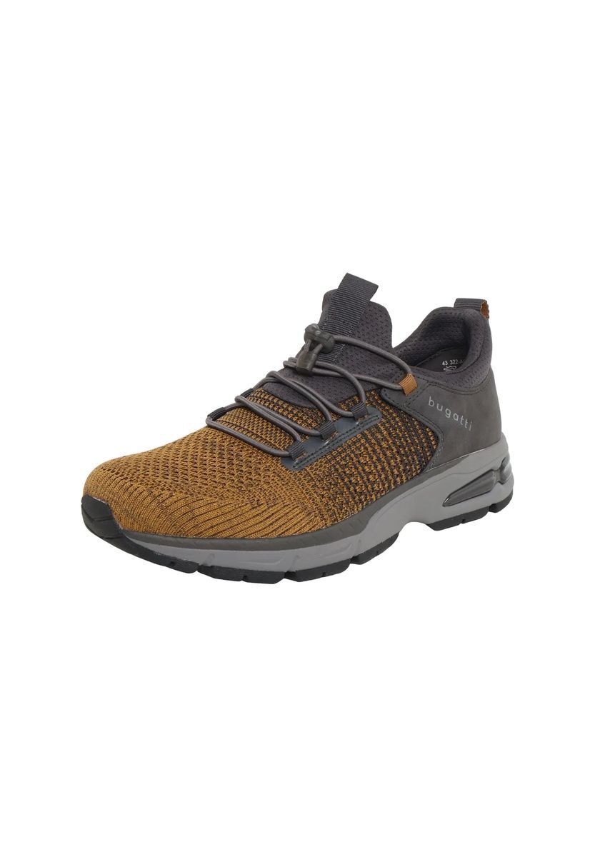Gestrickter Laufschuh mit Bungee-Schnürsenkeln