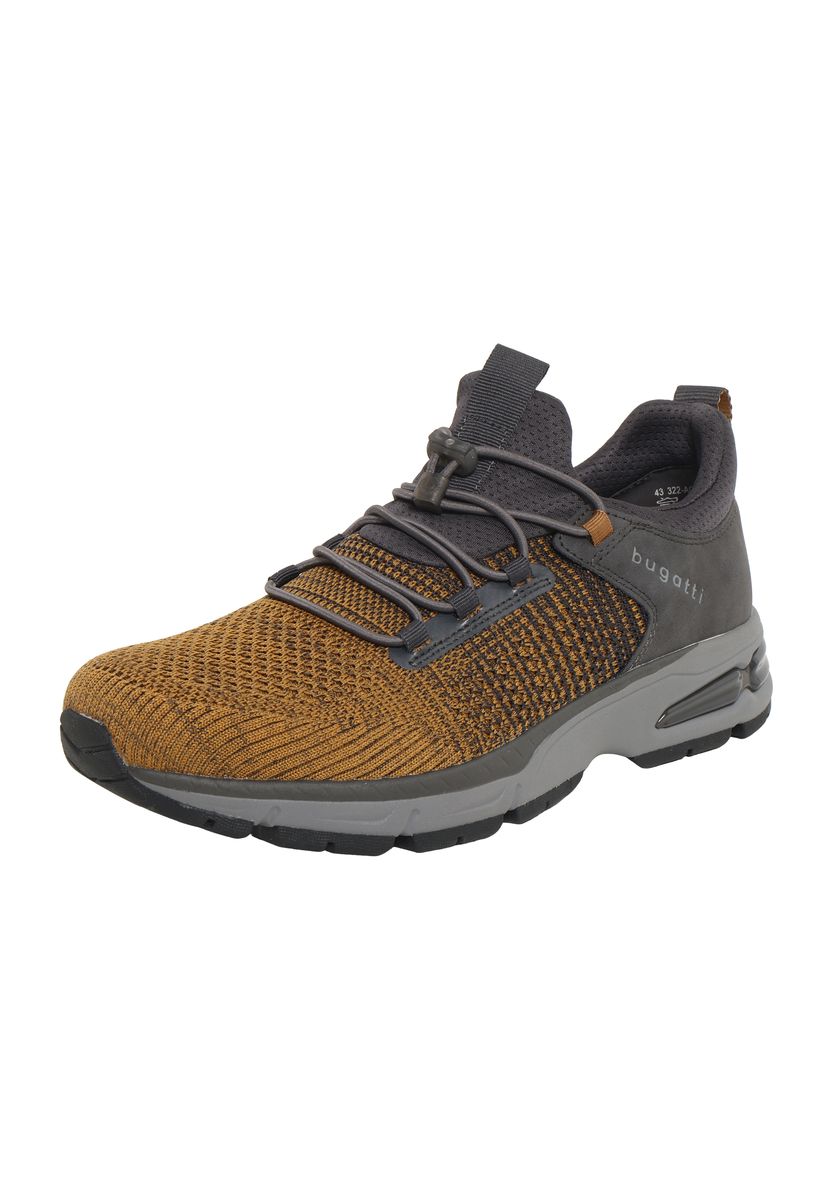 Gestrickter Laufschuh mit Bungee-Schnürsenkeln