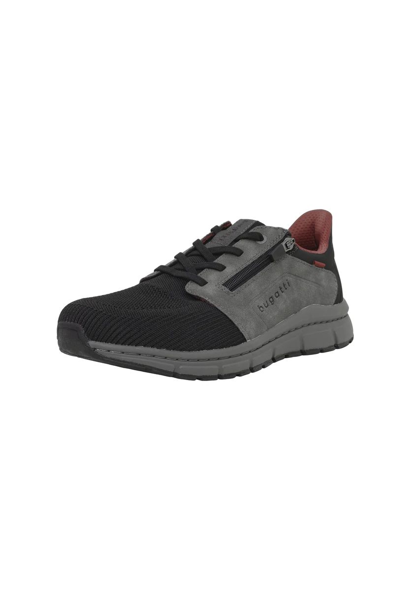 Herren-Freizeitsneaker mit Schnürung und Reißverschluss