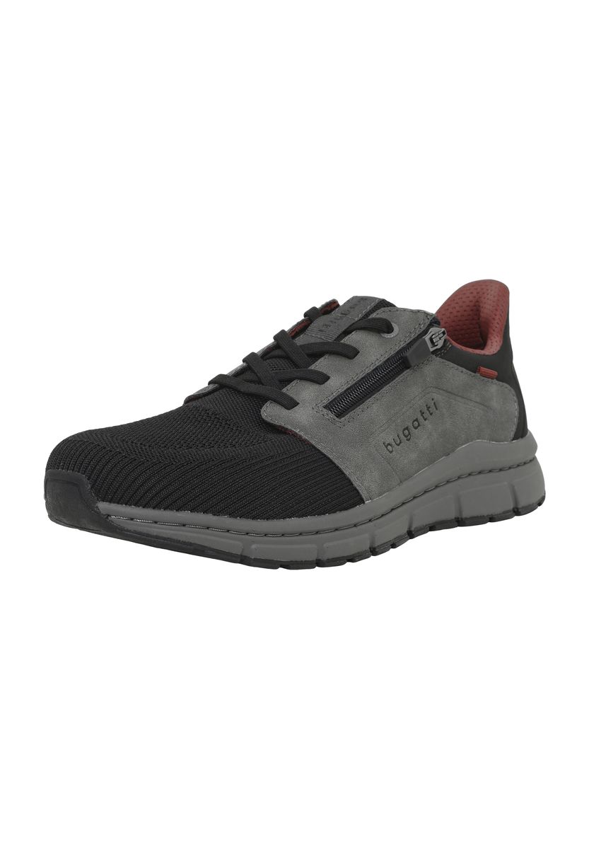 Herren-Freizeitsneaker mit Schnürung und Reißverschluss