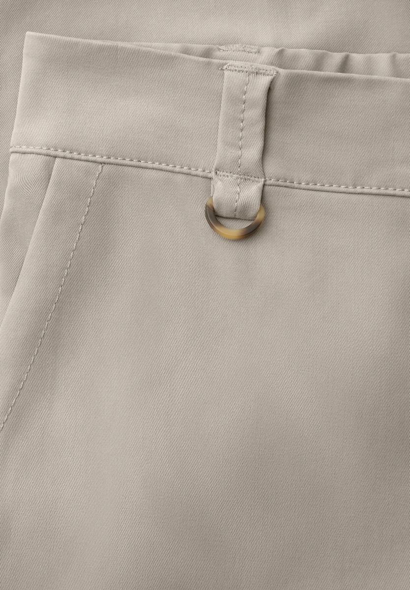 Lässige Cropped Chino Hose