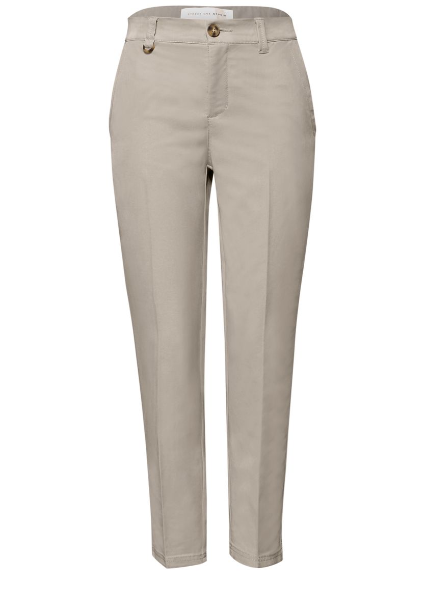 Lässige Cropped Chino Hose