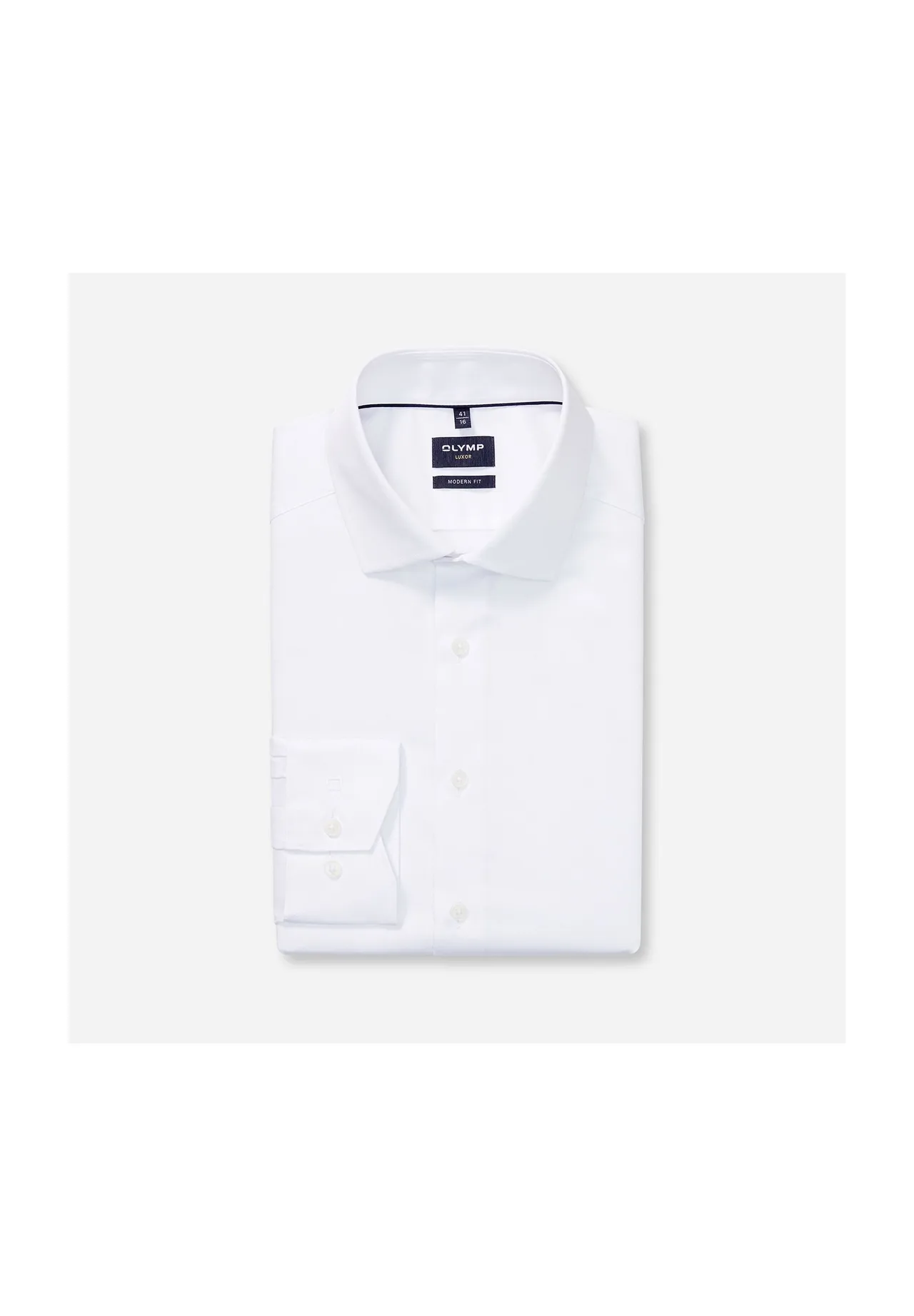 Weißes Modern Fit Hemd