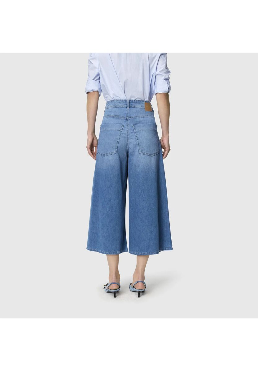 Weite, Cropped Denim Culottes