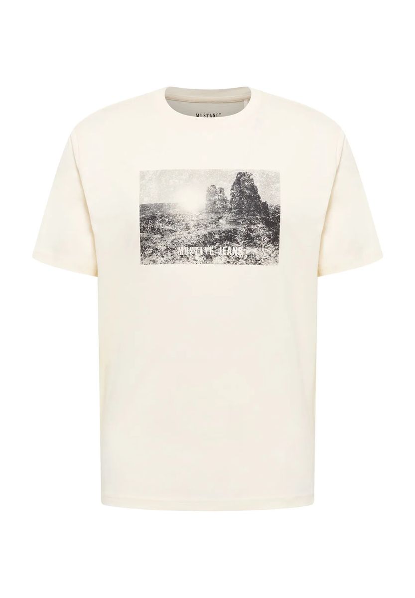 Herren Baumwoll T-Shirt mit Grafikprint
