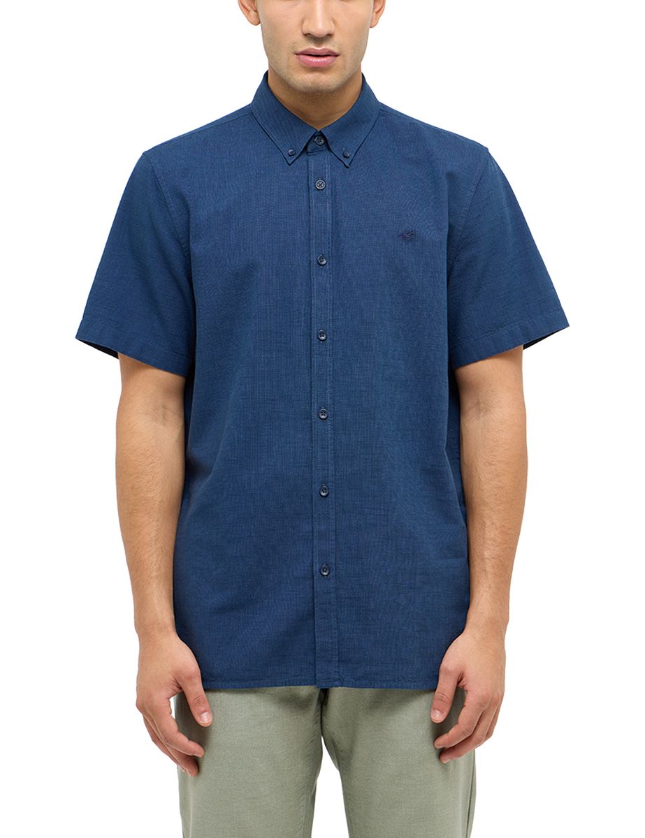 Klassisches Kurzarm Button-Down Hemd