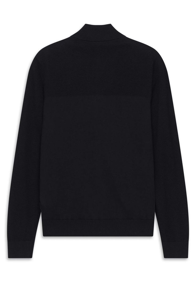 Herren Strickärmel Reißverschlussjacke