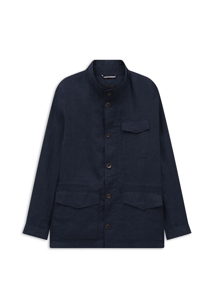 Lässige Herren Feldjacke aus Leinen