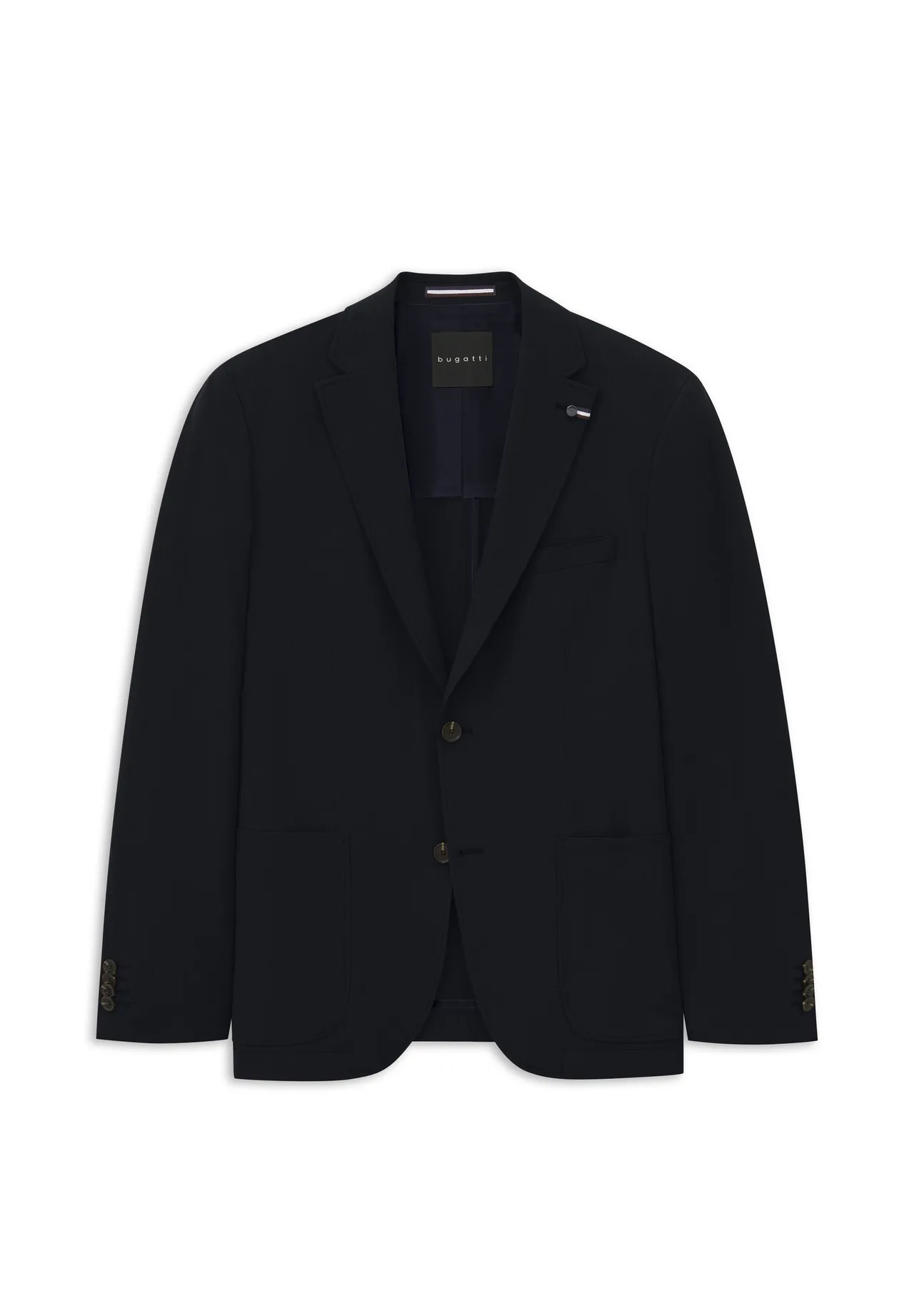bugatti Sakko, Reverskragen, für Herren, blau, 48