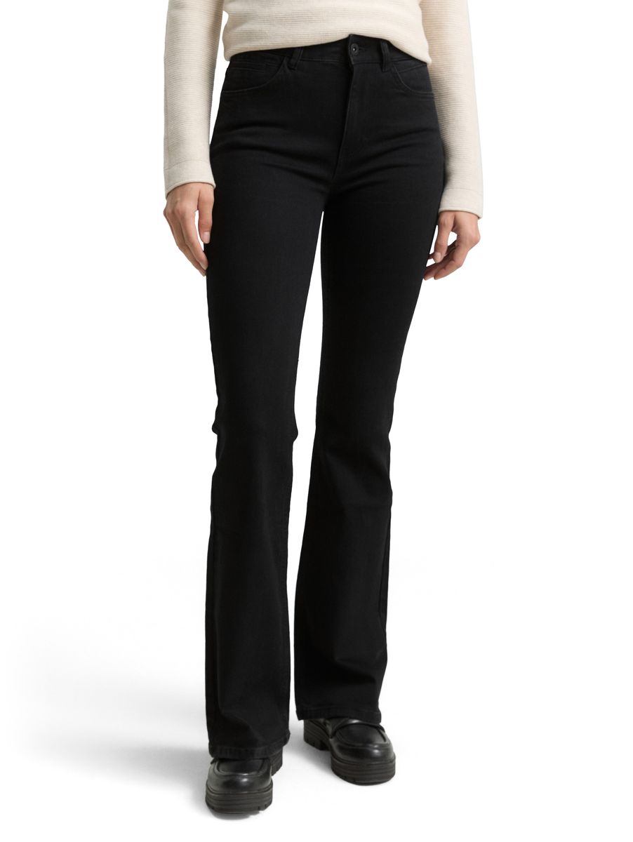 Bootcut Jeans mit Hoher Taille