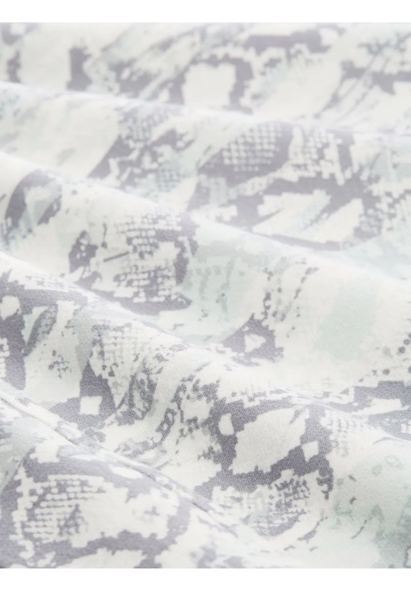 Sweatshirt mit Schlangenmuster und Rundhalsausschnitt
