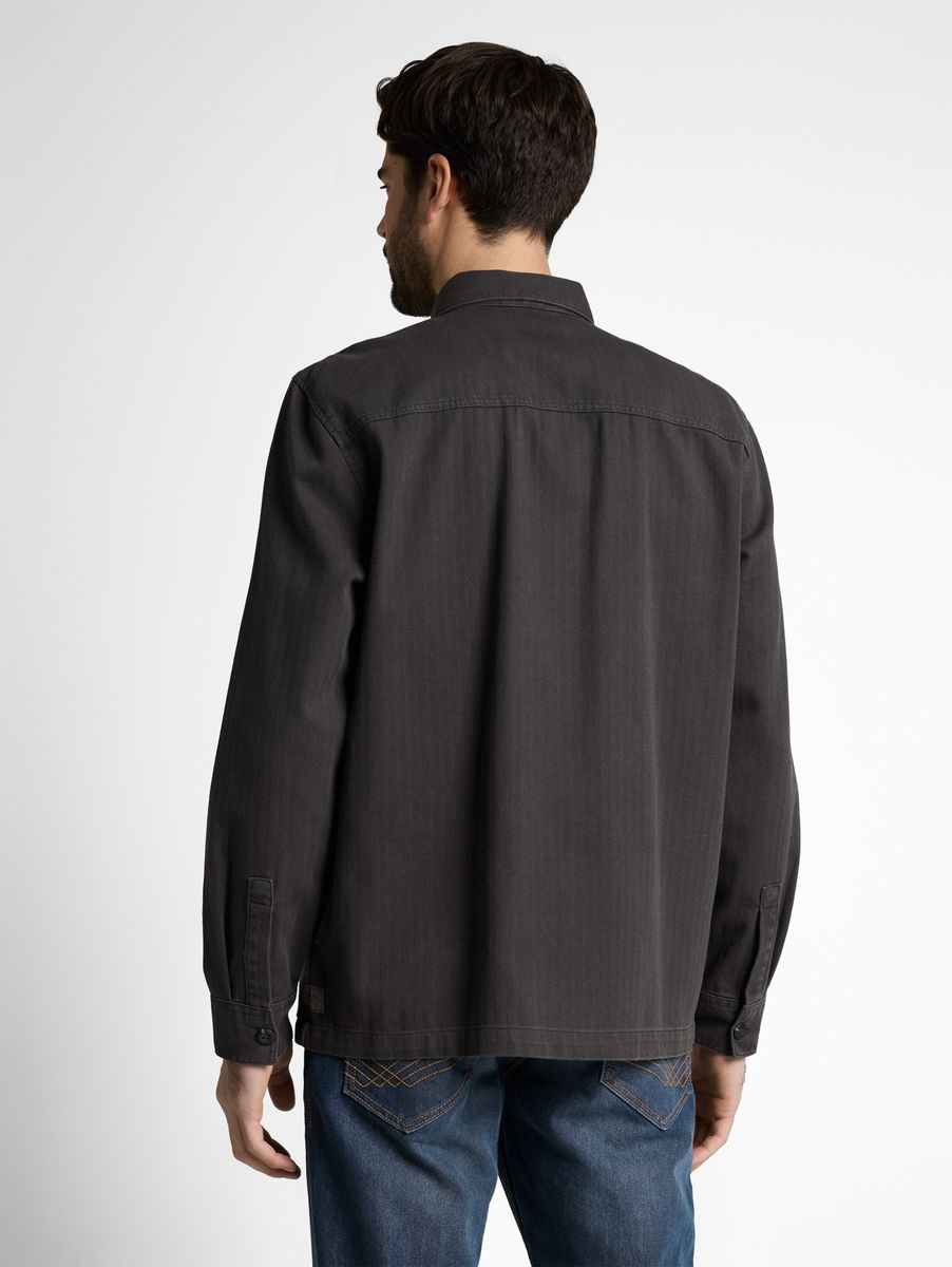Regular Fit Baumwoll Hemdjacke