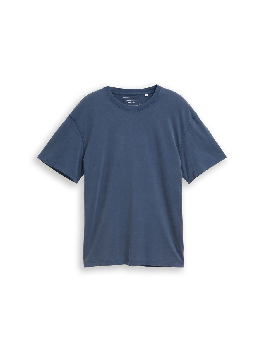 T-Shirt mit entspannter Passform und Overdye-Effekt