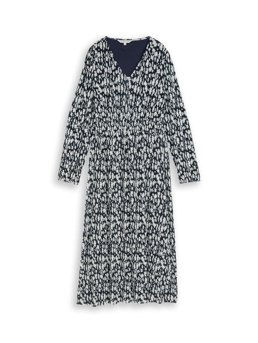 Elegantes Midikleid mit Blumendruck