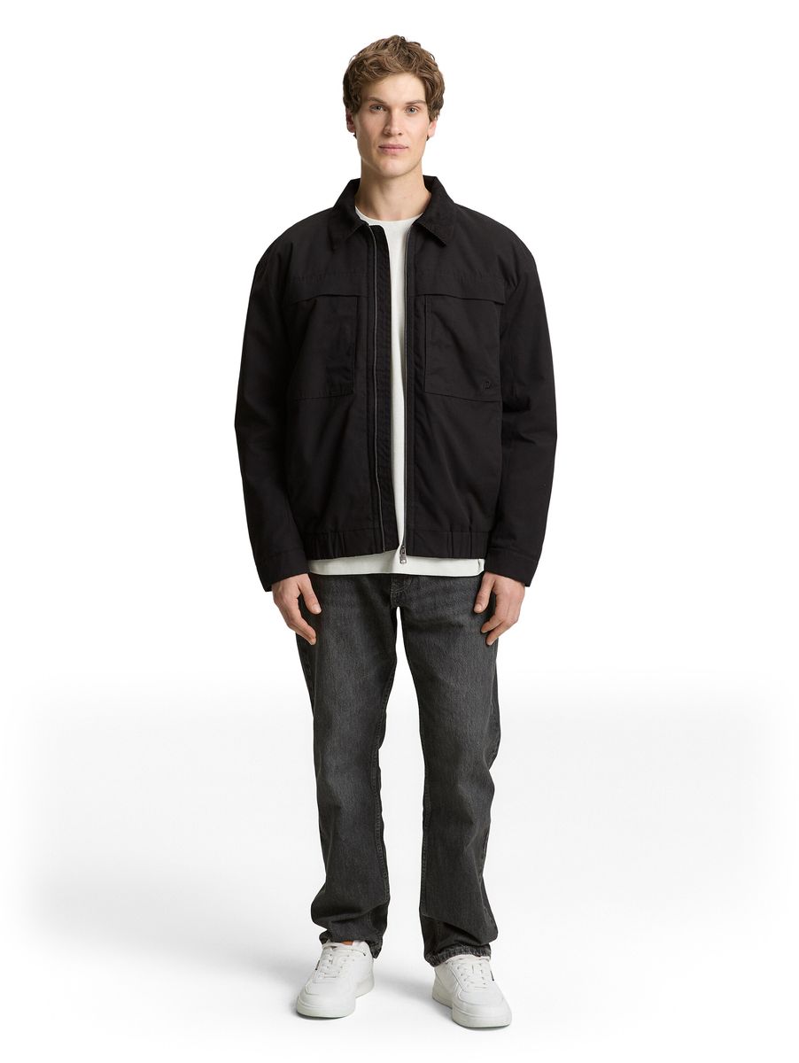 Herren Bomberjacke mit Cordkragen
