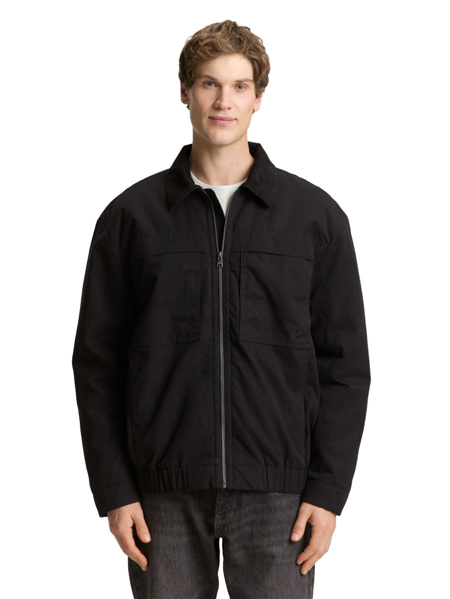 Herren Bomberjacke mit Cordkragen